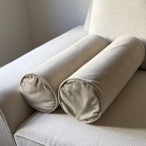 Deane Bolster Pillows in Oatmeal